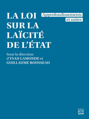 cover image of La Loi sur la laïcité de l'État